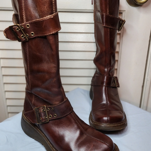 Vintage Dr. Martens Y2K Brown Buckle Riding Boot Style Womens US 6 UK 4 - Picture 7 of 7